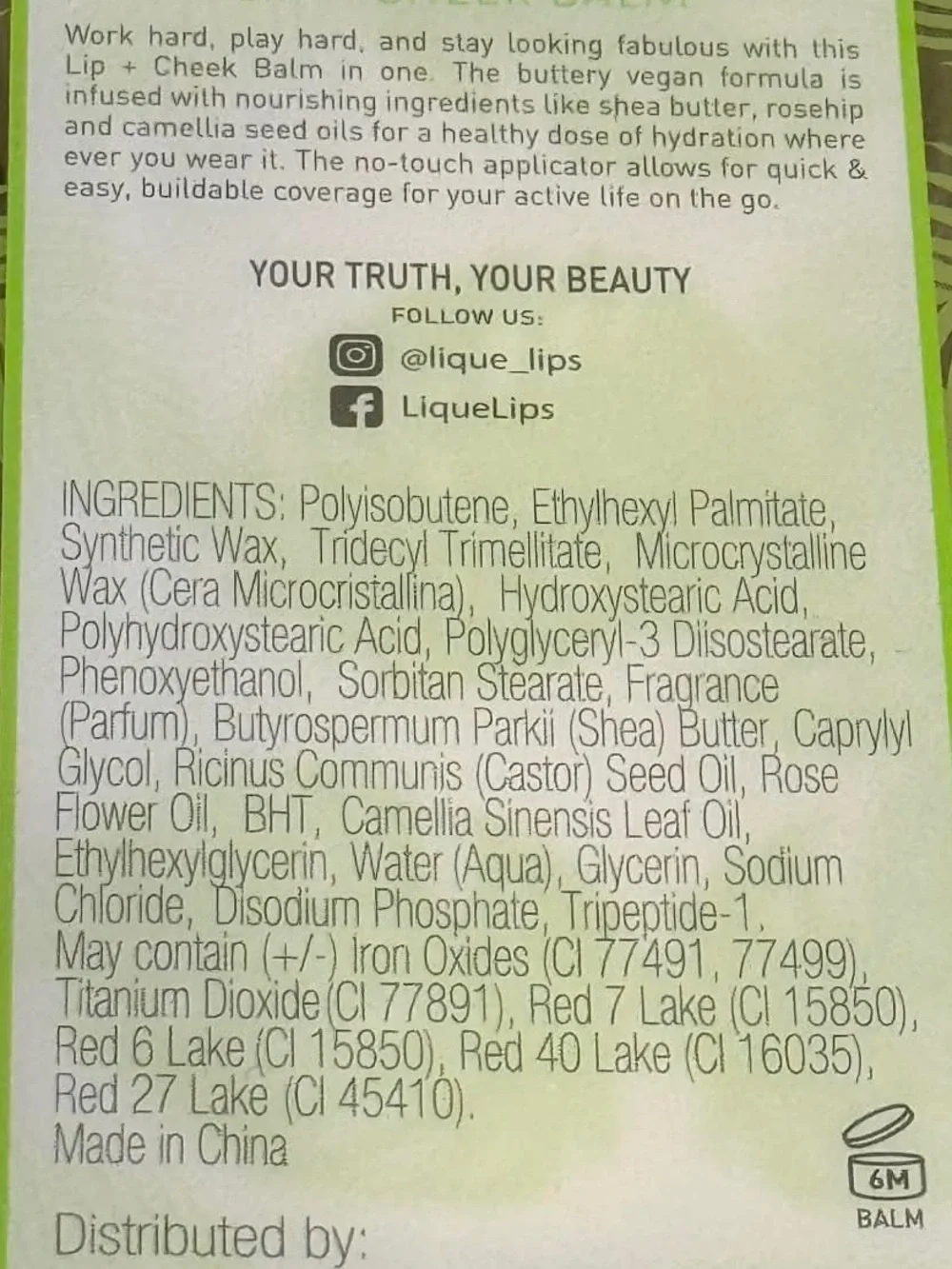 Active Beauty Play Hard Lip + Cheek Balm - Resilient (White Packaging)